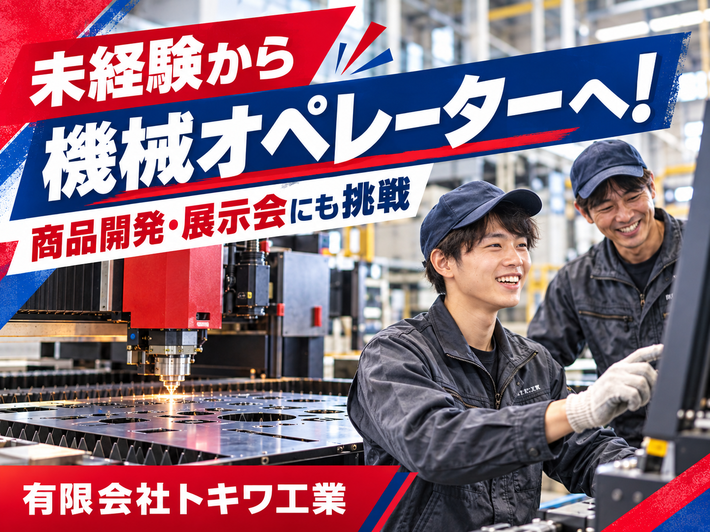 本社工場の正社員 機械オペレーター求人イメージ